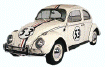 Herbie the Love Bug Currently Resides at the Swigart Antique Auto Museum, Rt. 22, Huntingdon County, Pennsylvania